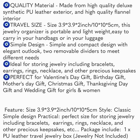 New Travel Jewelry Organizer Portable Jewelry Case - Picture 16 of 16